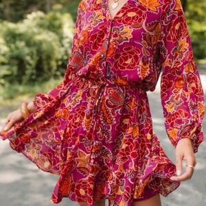 NWT Falling Leaves Dress Size Small